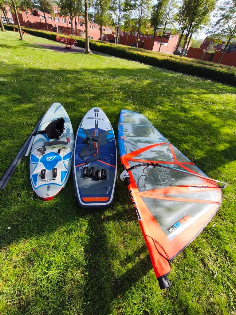 Complete surfset voor beginners - Windsurfen, Watersport en Boten, Windsurfen, Ophalen, Gebruikt, Complete set