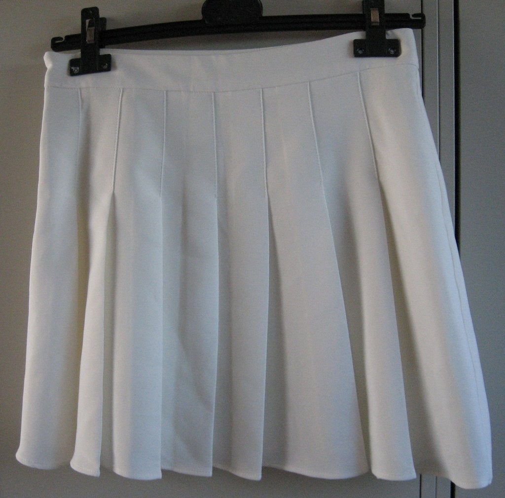 Plooi rokje M/38., Kleding | Dames, Rokken, Maat 38/40 (M), Wit, Ophalen of Verzenden, Zo goed als nieuw