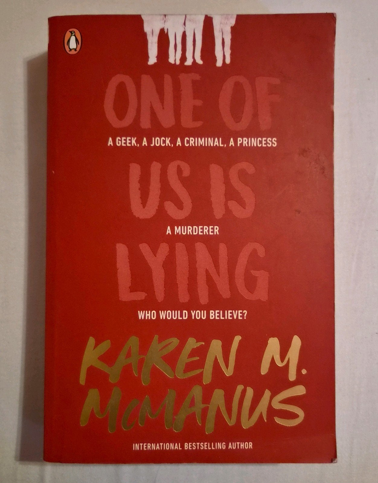 One of Us Is Lying - engels, Boeken, Ophalen of Verzenden, Gelezen, Karen M. McManus