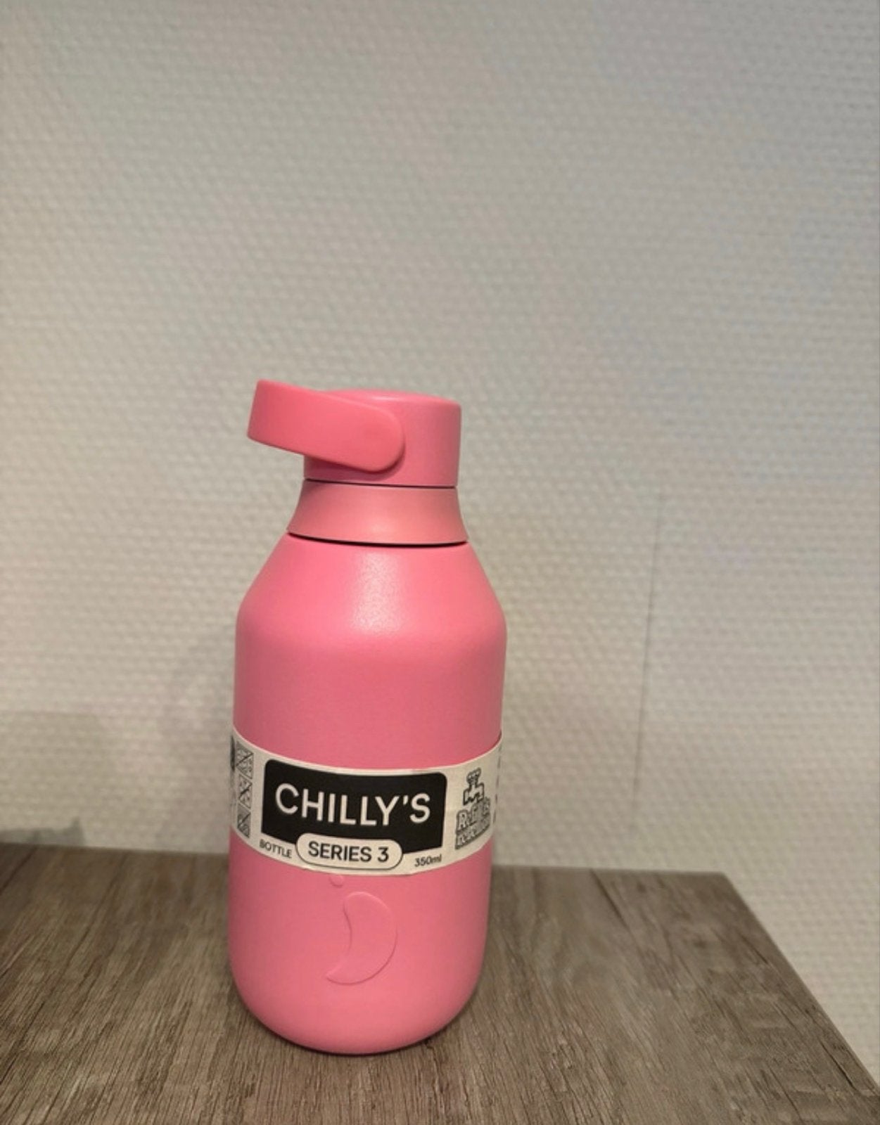 Chilly’s drinkfles Series 3 350 ml - Nieuw, Overige typen, Nieuw, Ophalen of Verzenden, Roze