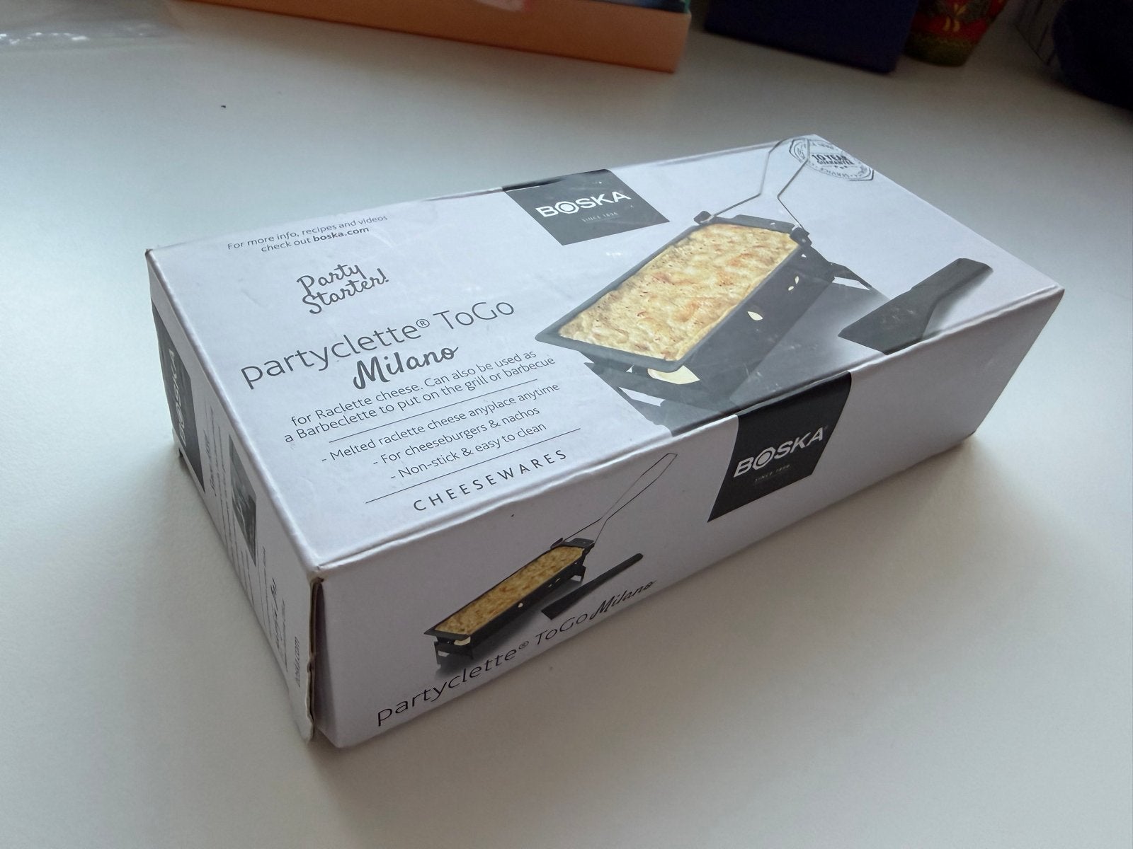 Boska Partyclette ToGo Milano Raclette Set, Ophalen, Nieuw