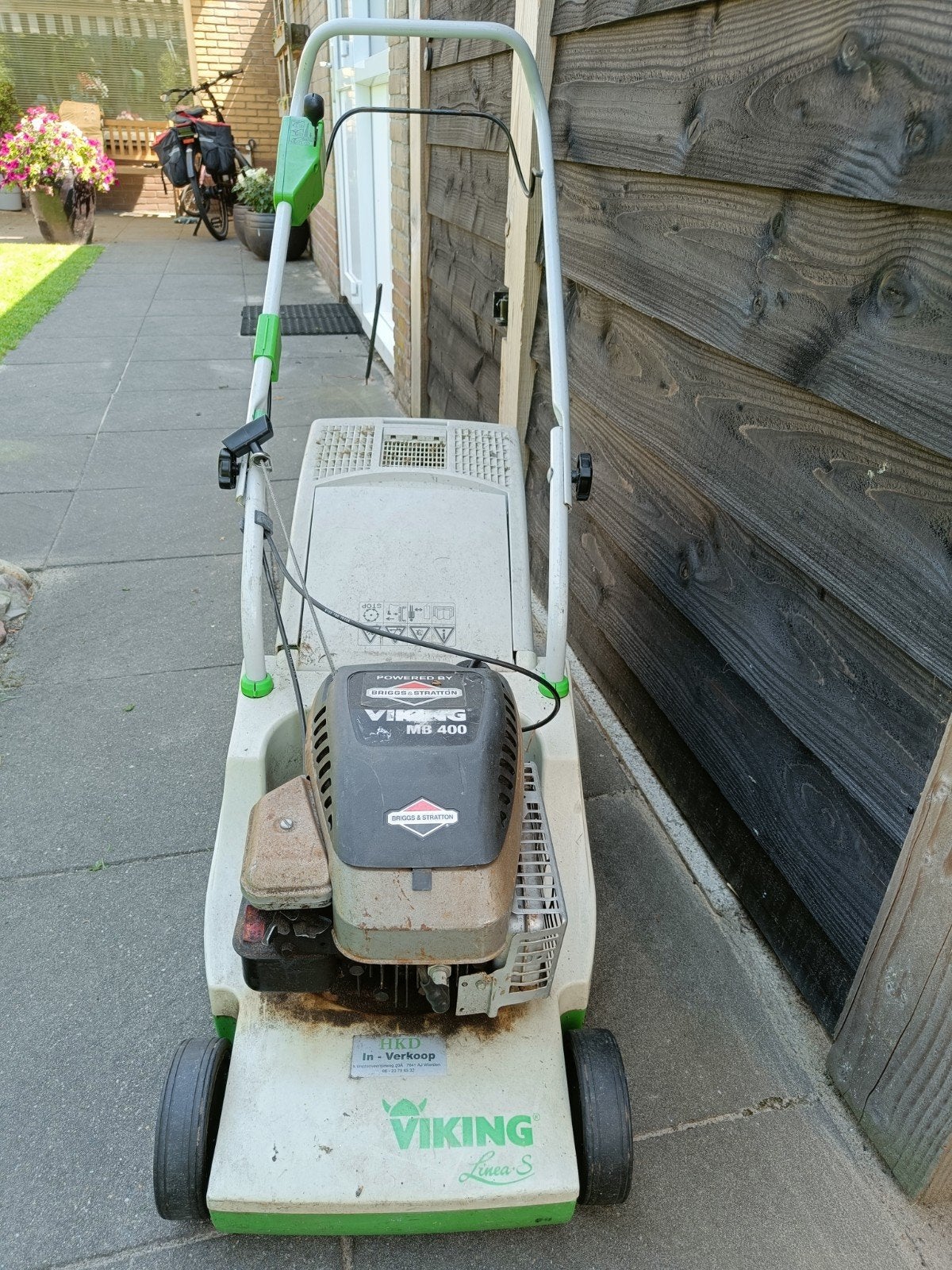 Viking MB 400 Benzine Grasmaaier - Briggs & Stratton Motor, Ophalen, Gebruikt, Opvangbak, Benzine-grasmaaier
