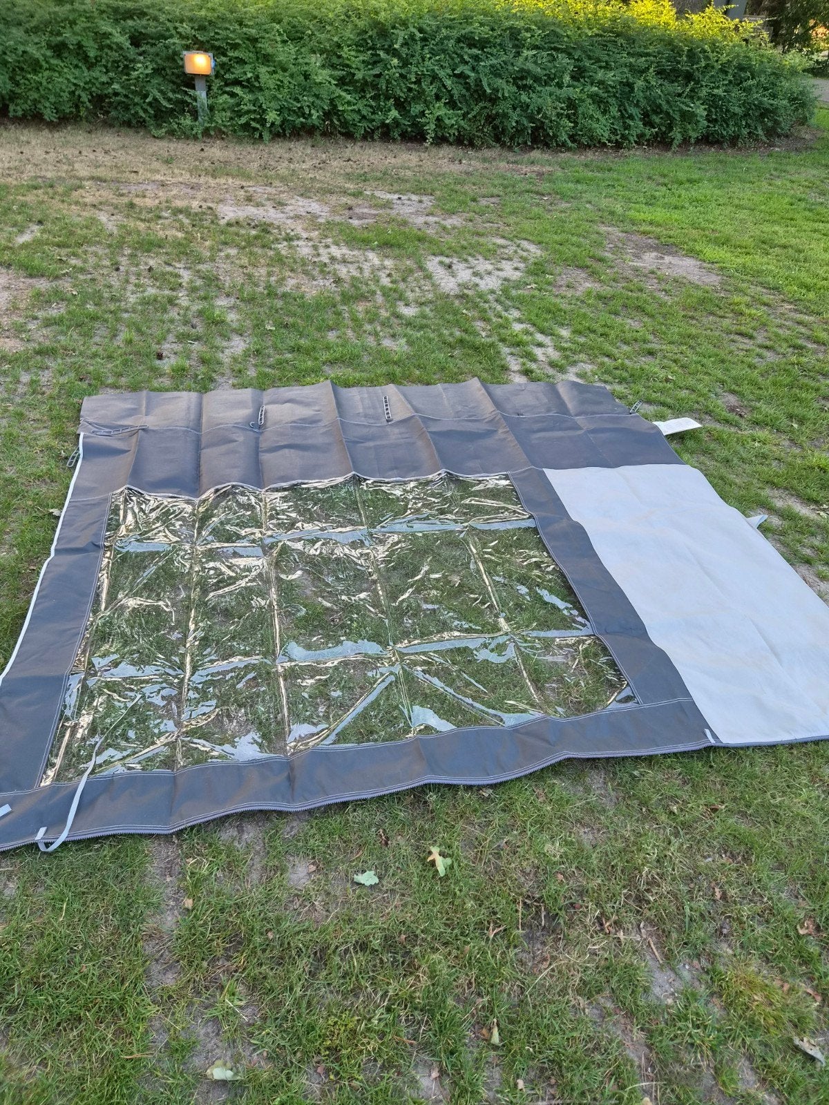 Luifel zijwanden 2 stuks 228 diep met rits, Caravans en Kamperen, Ophalen of Verzenden, Gebruikt