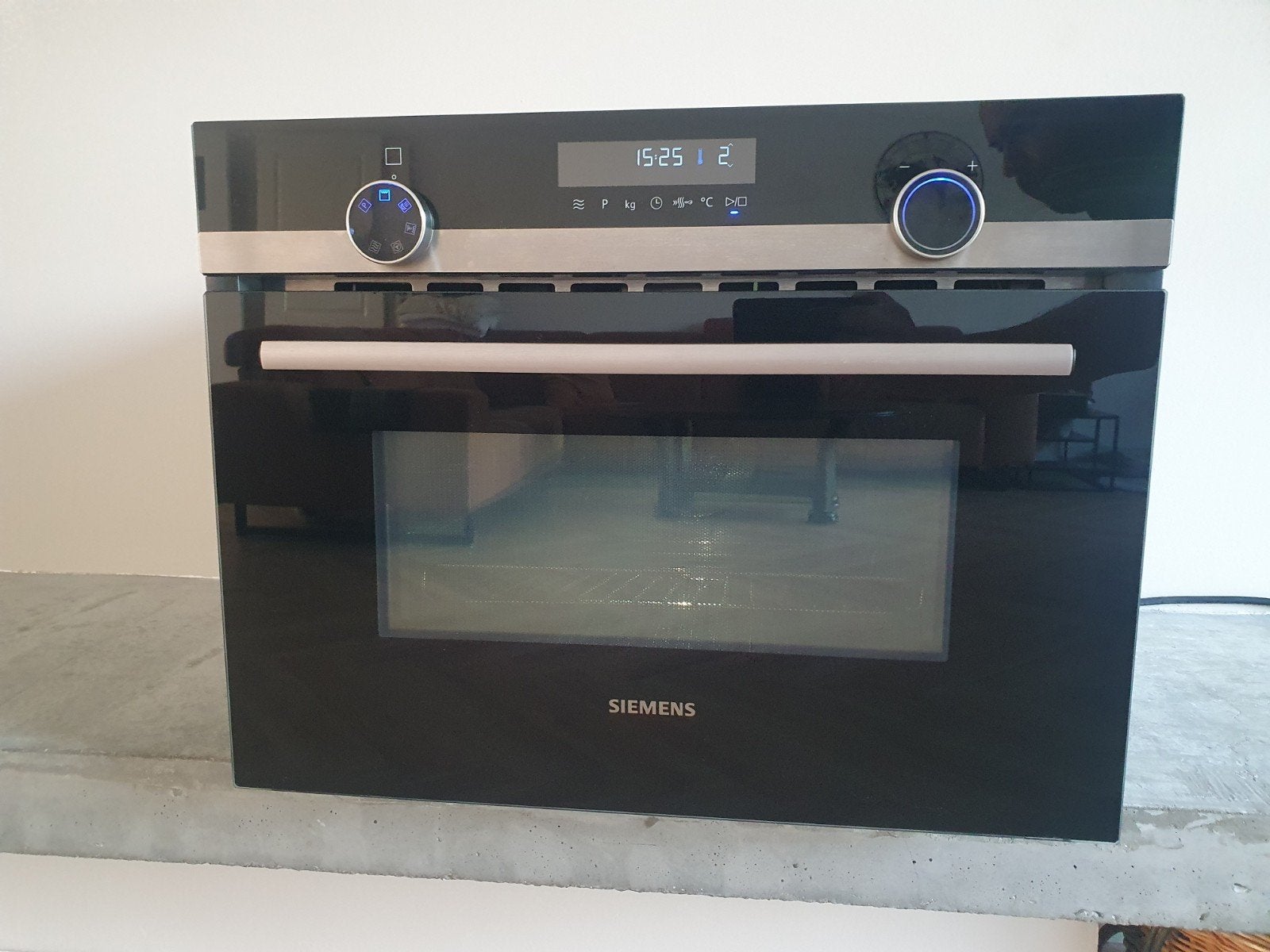 LUXE SIEMENS IQ500 INBOUW COMBI OVEN MAGNETRON ( 2022) ZGAN, Ophalen, 45 tot 50 cm, Siemens, Inbouw