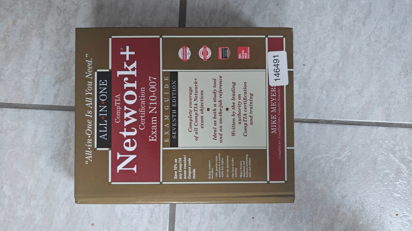 CompTIA Network+ Certificering Examen N10-007 Gids, Boeken, Ophalen of Verzenden, Zo goed als nieuw, Vakgebied of Industrie, Mike Meyers