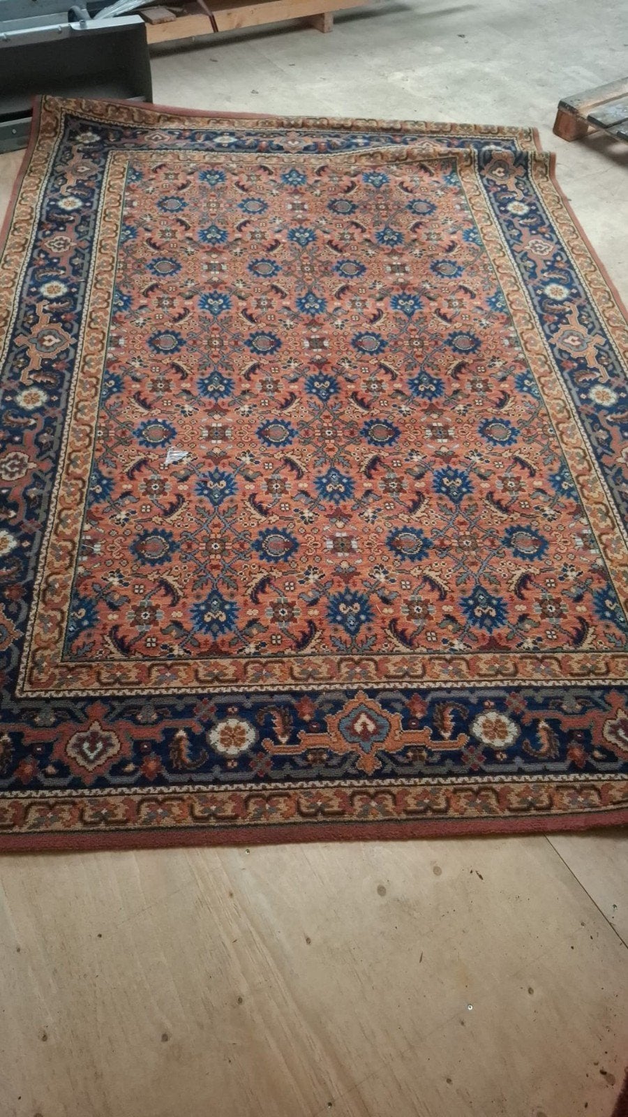 Kashmir Tapijt van Brink & Campman - Klassiek Design, Ophalen, Gebruikt, Blauw, 200 cm of meer
