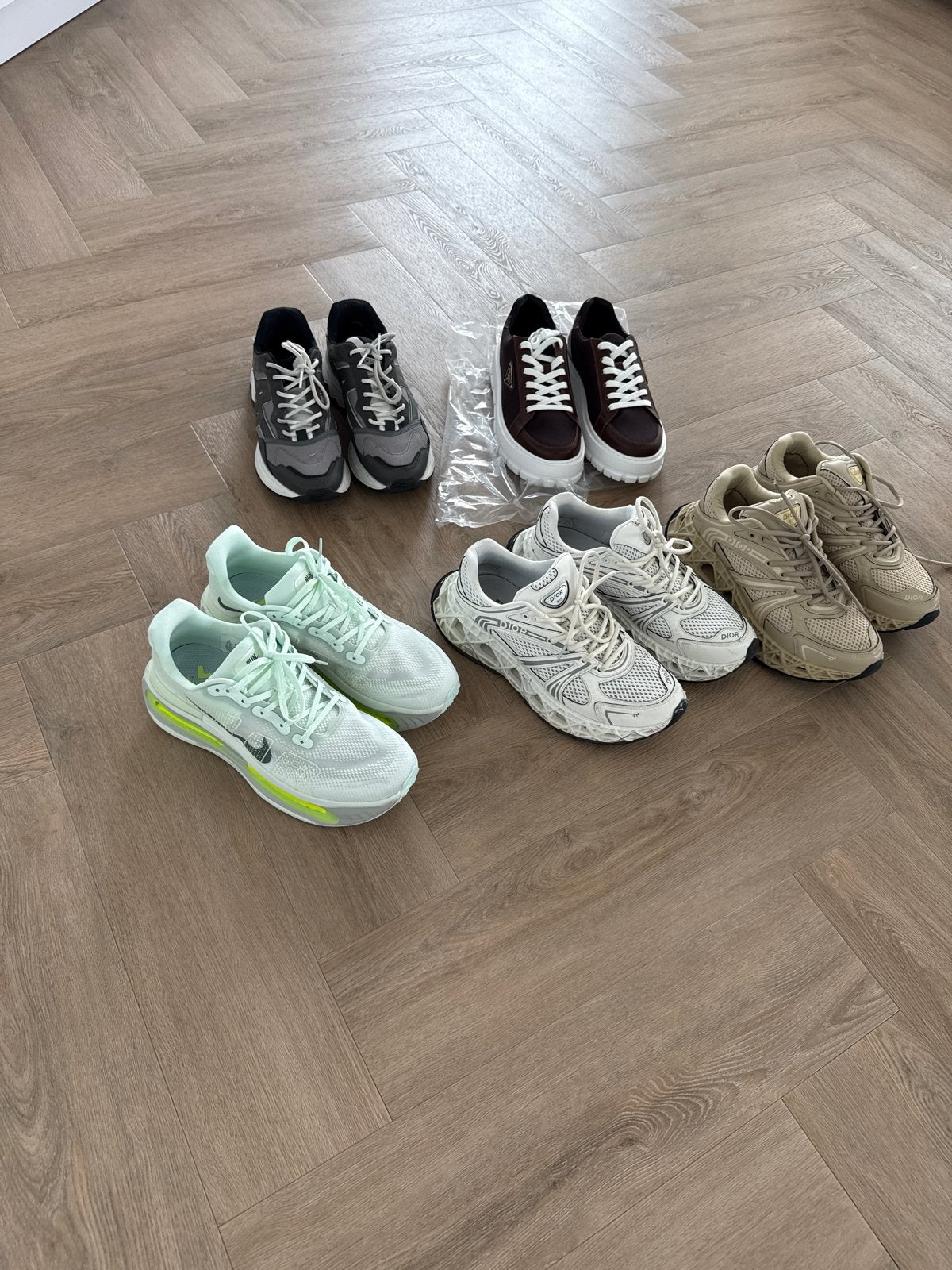 Diverse schoenen: DIOR, NIKE, PRADA - Maat 44 en 45., Ophalen of Verzenden, Nieuw, Overige kleuren, Sneakers of Gympen