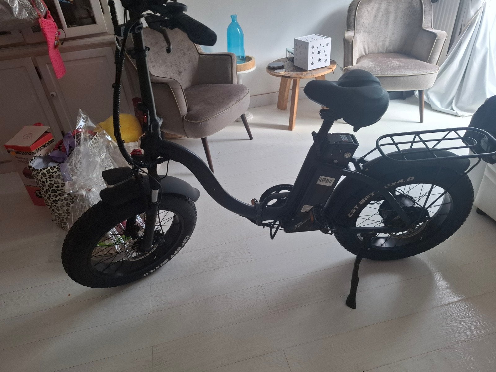 CM Acee Wheel Fatbike Vouwfiets Zwart - Zo goed als nieuw, Ophalen, Zo goed als nieuw, Totaal opvouwbaar, Overige merken