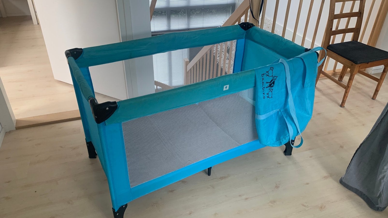 Campingbedje inklapbaar, Ophalen, Gebruikt, Reisbedje