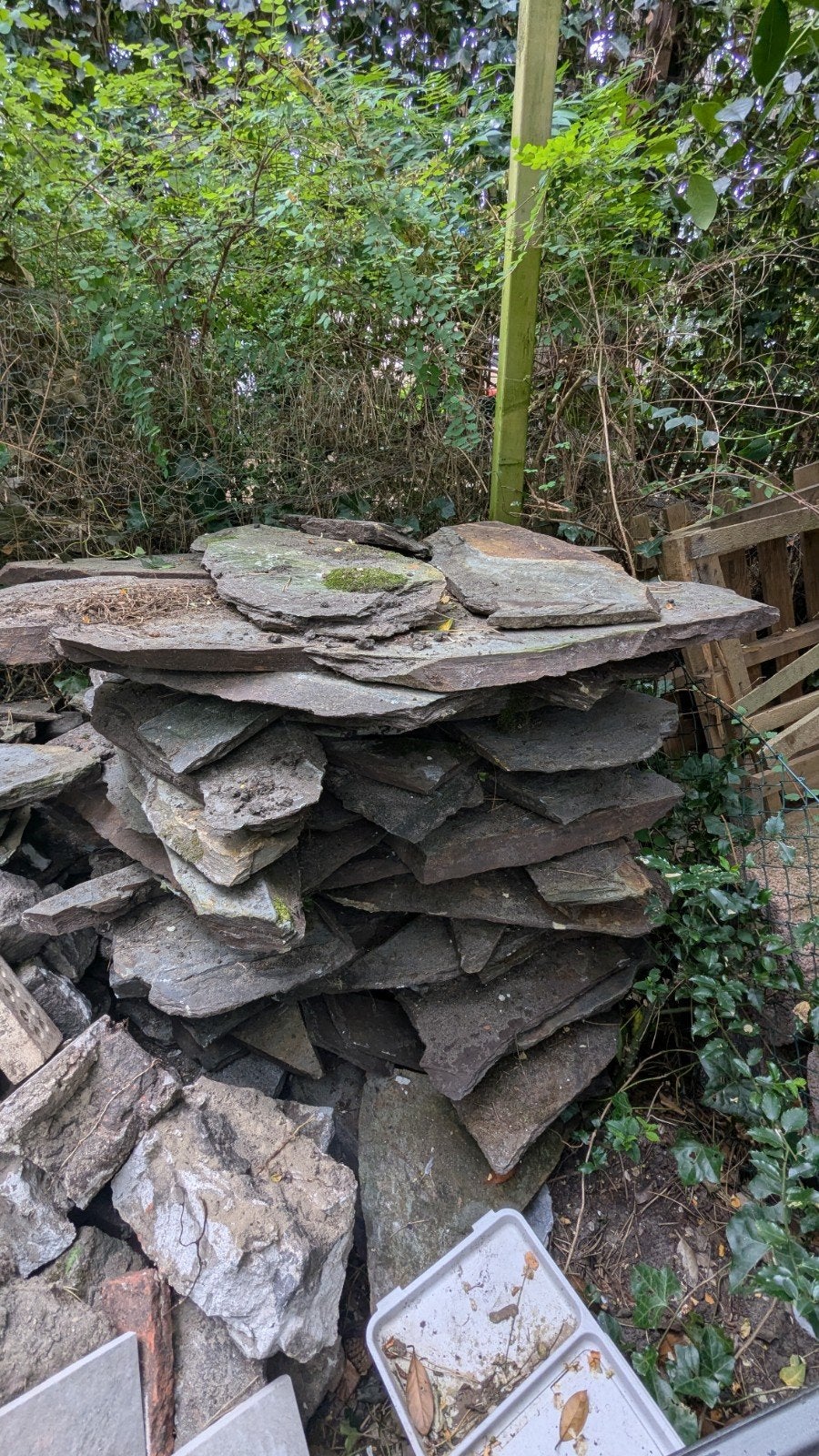 Zware zandsteen terrastegels - Natuursteen, Ophalen, Gebruikt, Natuursteen, Terrastegels