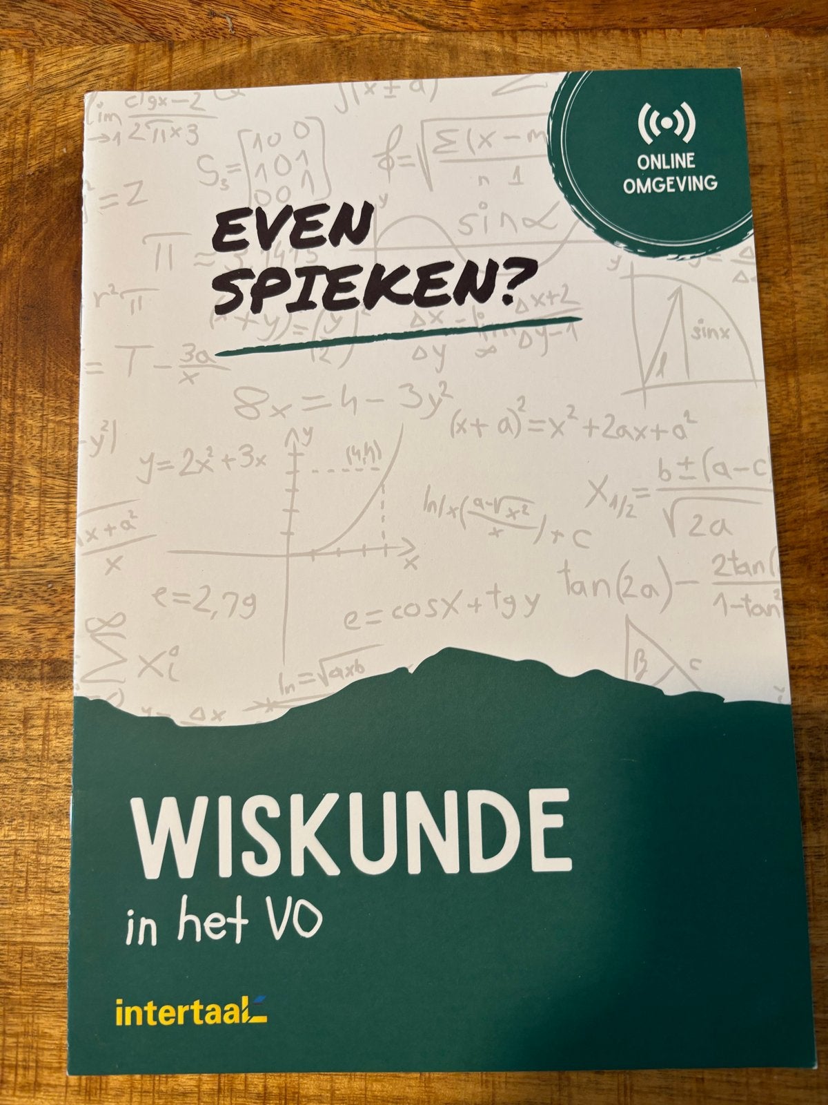 Wiskunde in het VO - Even Spieken? Intertaal, Ophalen of Verzenden, Beta, Zo goed als nieuw, Overige niveaus