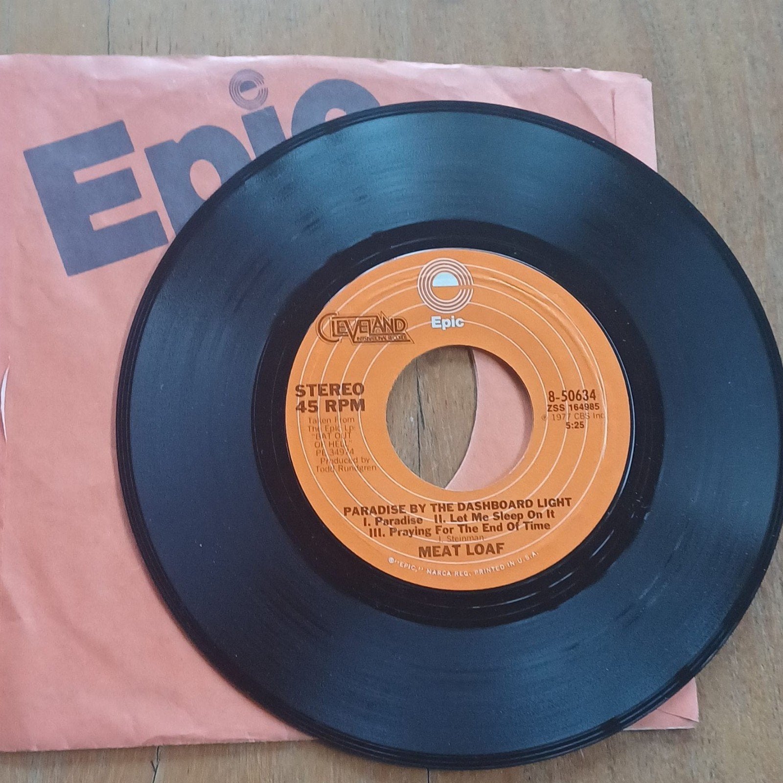 Meat Loaf, Cd's en Dvd's, Vinyl Singles, Ophalen of Verzenden, Zo goed als nieuw, Pop