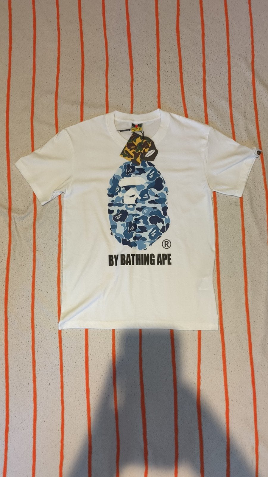 Bathing Ape T-shirt - Nieuw met zak - Lengte  65cm,, Verzenden, Wit, Nieuw, Bathing Ape