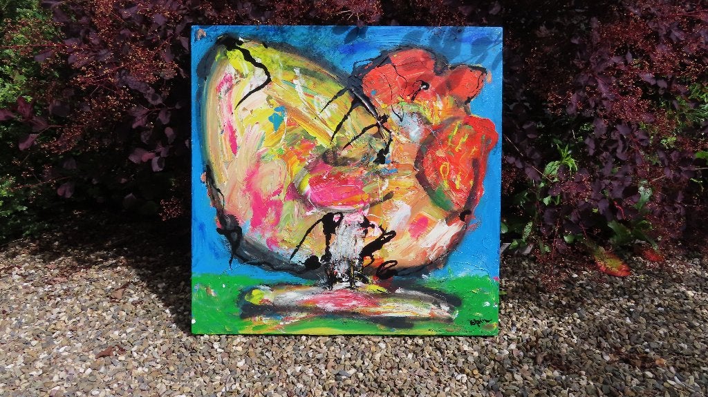 Schilderij 'Hanekip', van Dennis Epke, Ophalen