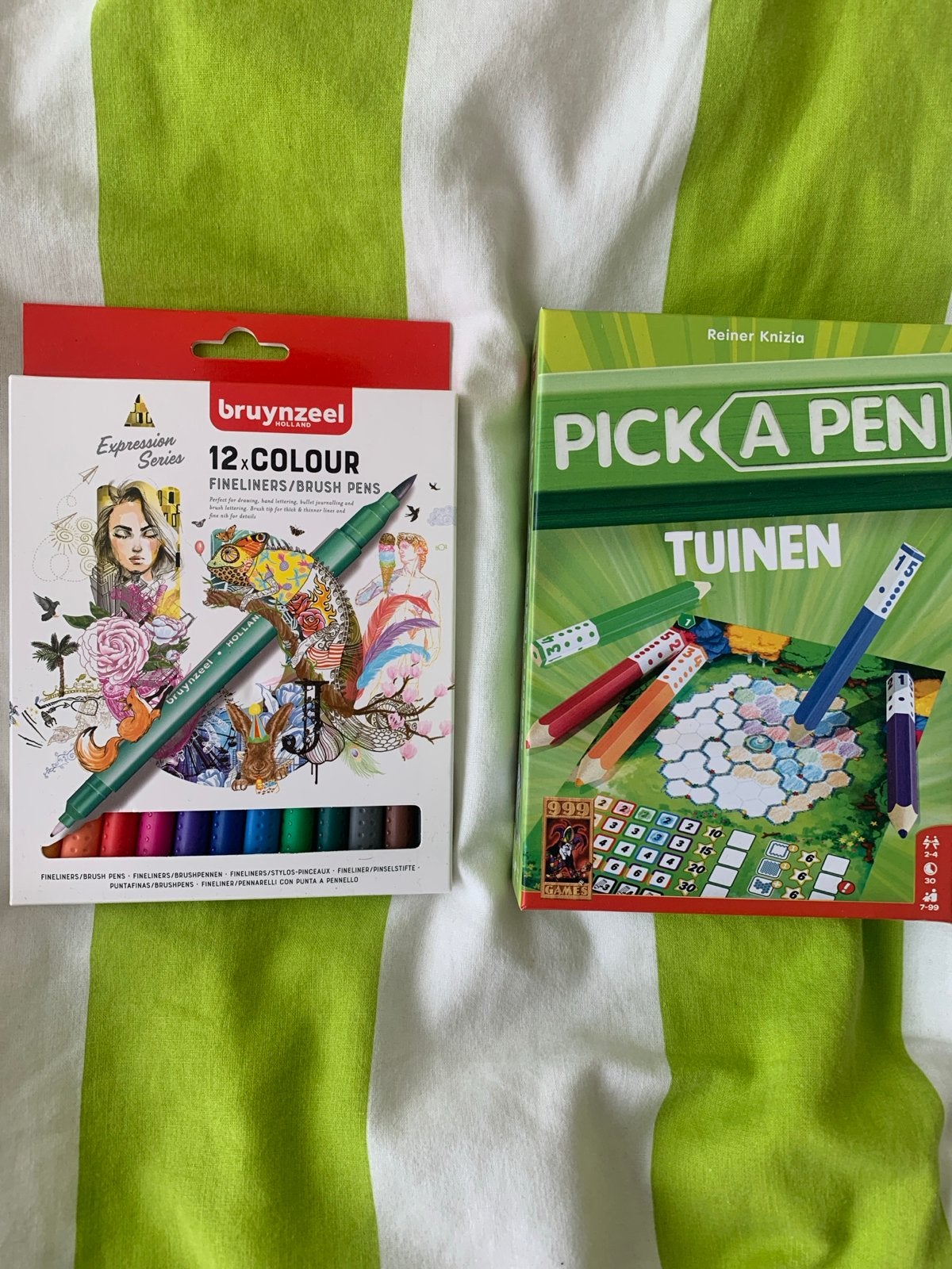 Nieuwe Bruynzeel Fineliners/Brush Pens & Pick a Pen Tuinen, Ophalen, Overige thema's, Nieuw, Meerkleurig