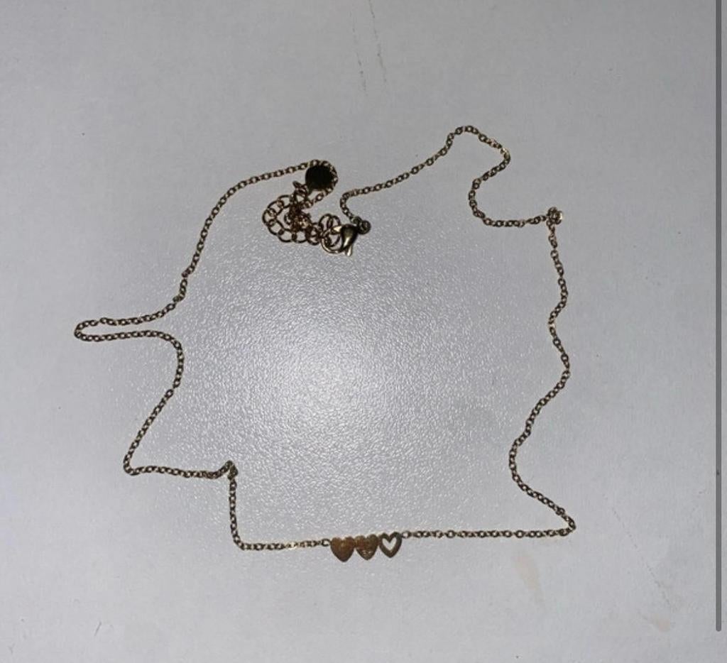 My jewellery hartenketting vriendinnenketting, Ophalen of Verzenden, Zo goed als nieuw, Goud, Overige materialen