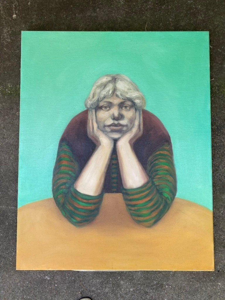 portretschilderij, Ophalen, Portret of Personen, Doek
