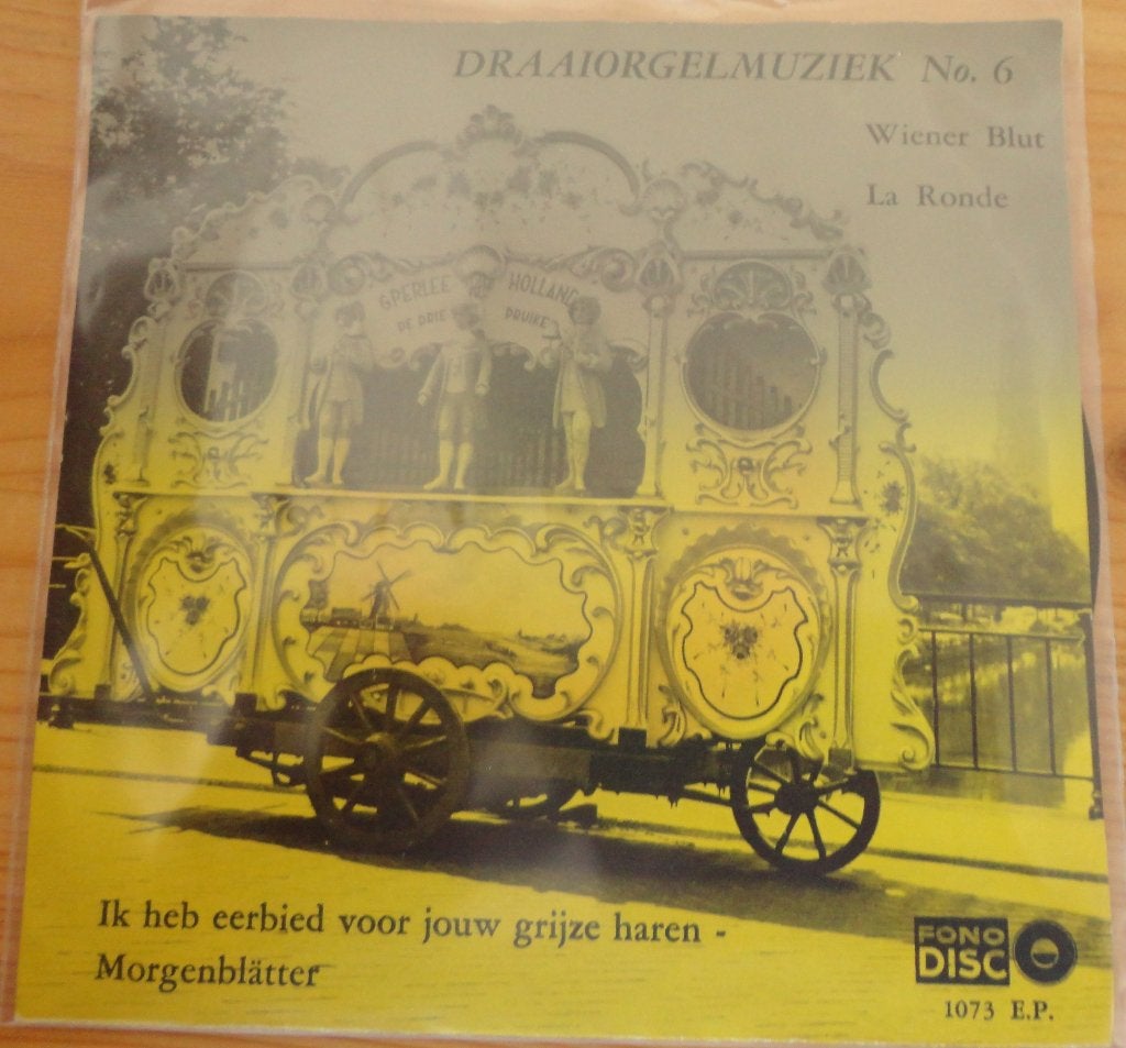 Draaiorgel de Drie Pruiken > Wiener blut (6 ), Cd's en Dvd's, Ophalen of Verzenden, Gebruikt, 7 inch