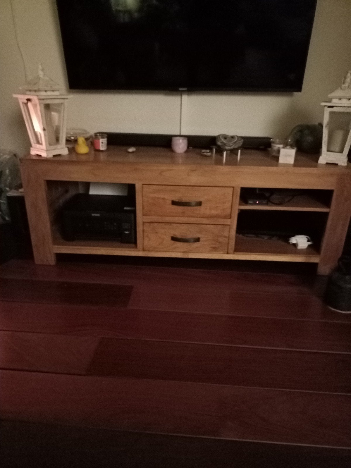 Teakhouten tv kast, Huis en Inrichting, Ophalen