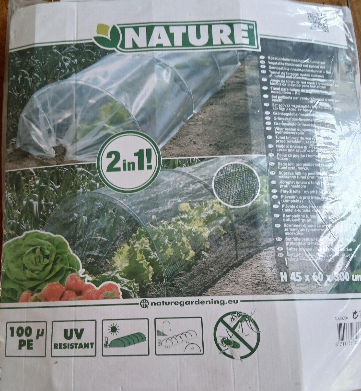 2in1 folie- en insectennet tunnelset *NIEUW*, Tuin en Terras, Kweekspullen, Ophalen, Nieuw, Kweektent