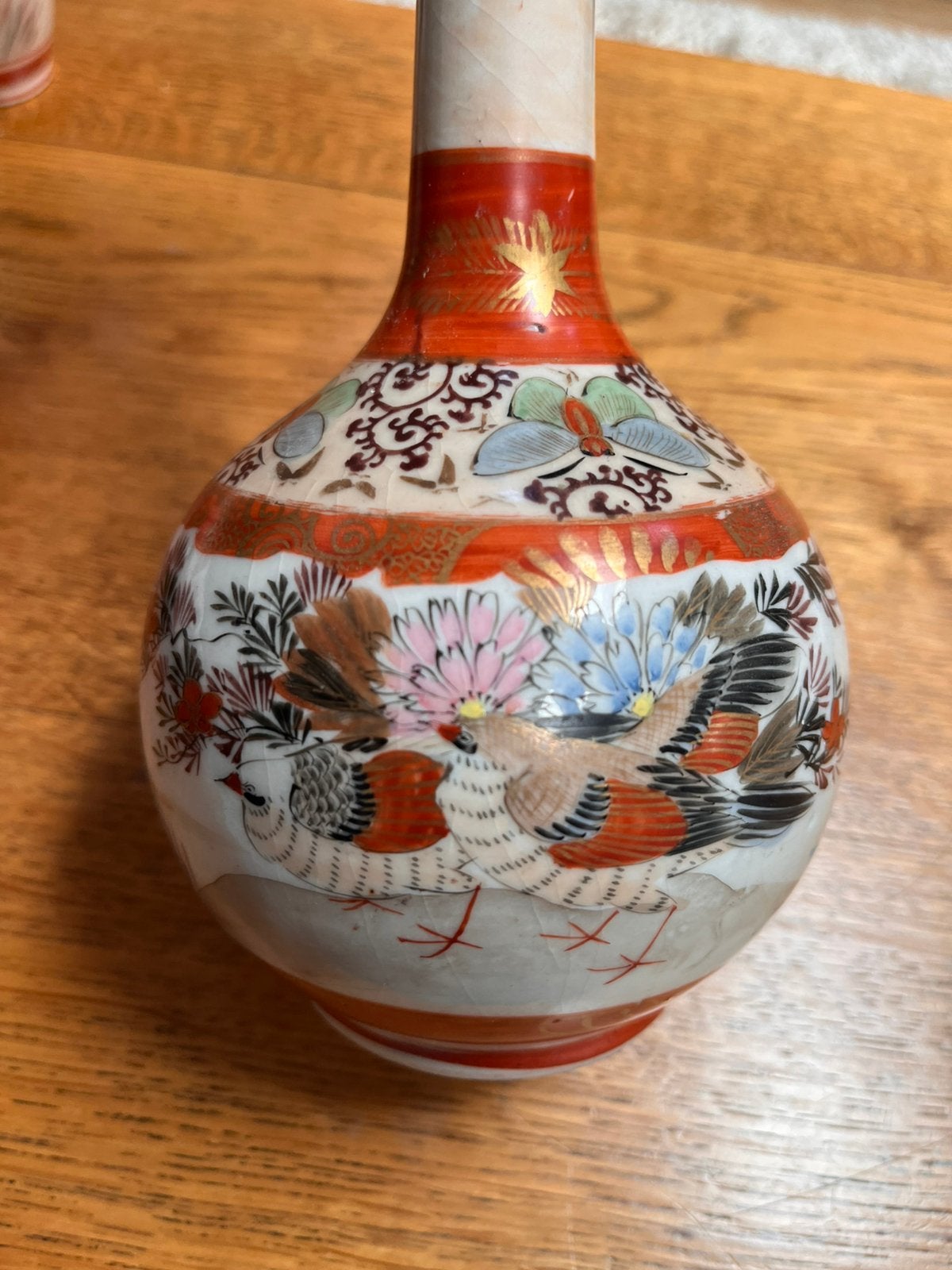 Kutani set Meiji periode Japan, Ophalen