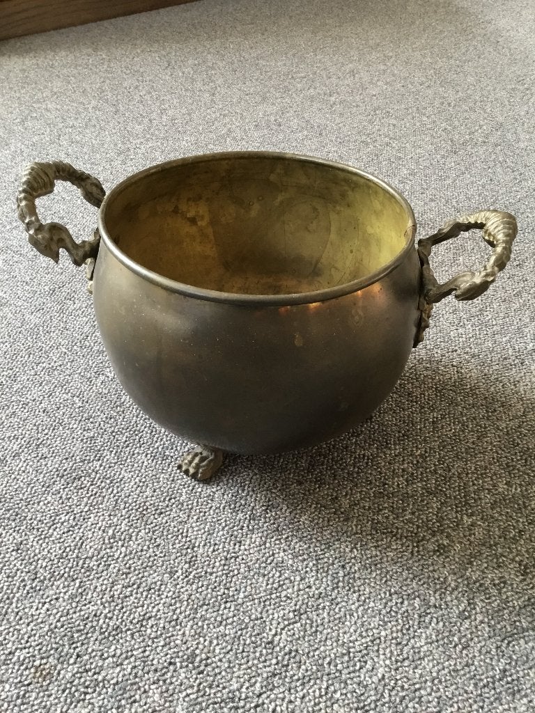 Koperen kolenpot, Ophalen of Verzenden, Koper
