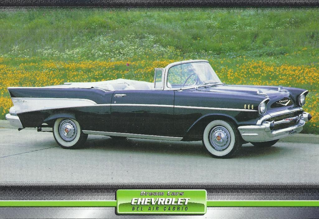 - ma502 foto dream car chevrolet bel air cabrio, Ophalen of Verzenden, 1980 tot heden, Zo goed als nieuw, Overige onderwerpen