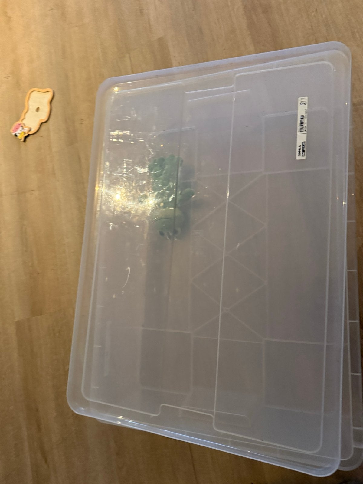 IKEA SAMLA opbergbak met deksel, Kunststof, Gebruikt, 50 tot 100 cm, Ophalen of Verzenden