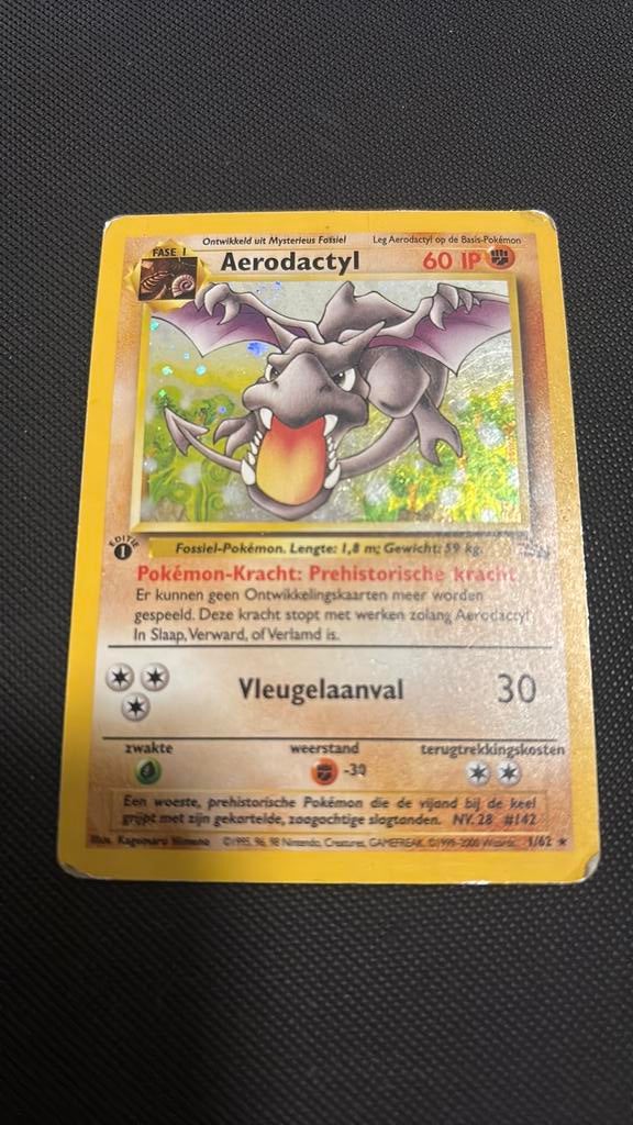Aerodactyl, Ophalen, Zo goed als nieuw