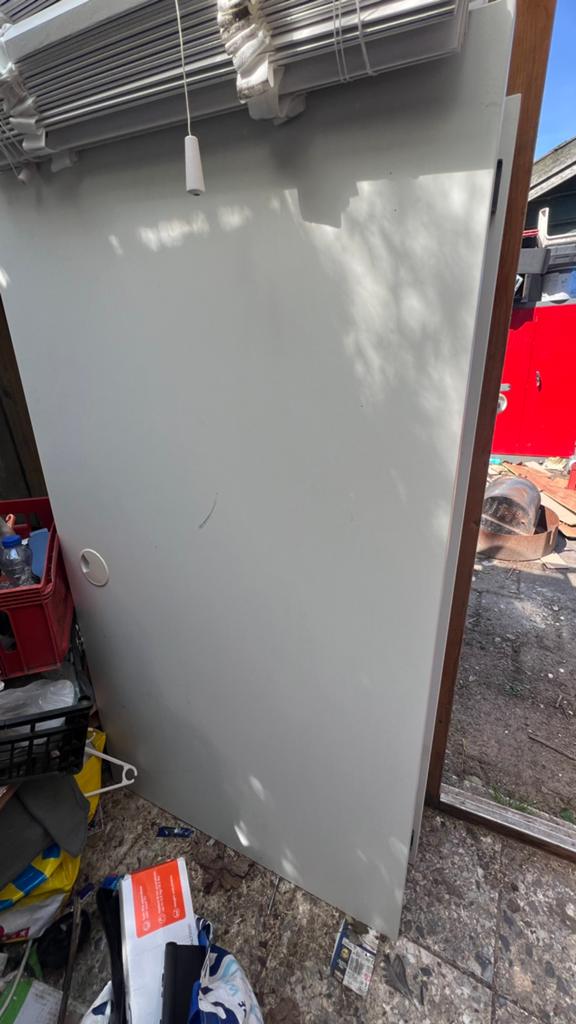 Kantoor Bureau aluminium, Ophalen of Verzenden, Zo goed als nieuw, Minder dan 60 cm