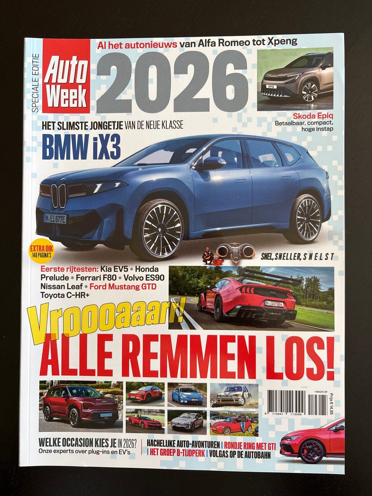 AutoWeek 2026 Speciale Editie - BMW iX3, Skoda Epiq, Verzenden, Nieuw, BMW