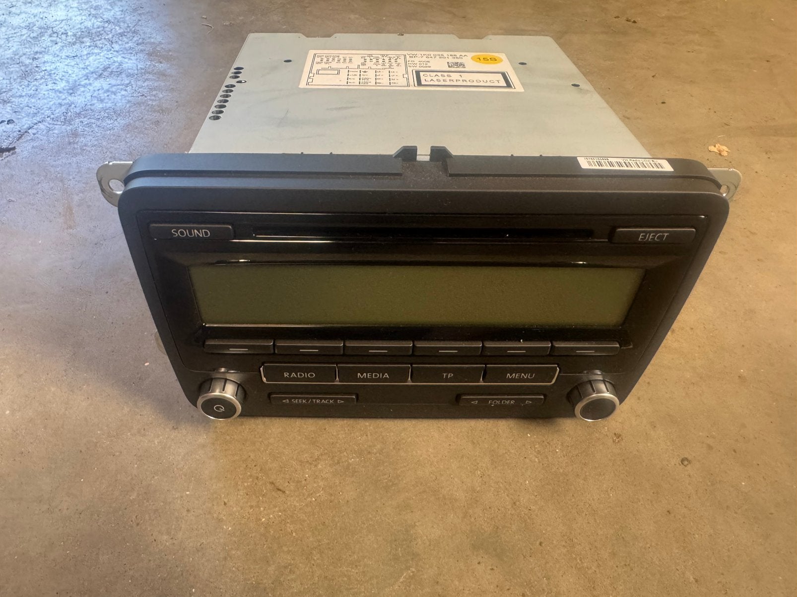 RCD310 vw autoradio volkswagen 1K0 035 186, Volkswagen, Ophalen of Verzenden, Zo goed als nieuw, Volkswagen