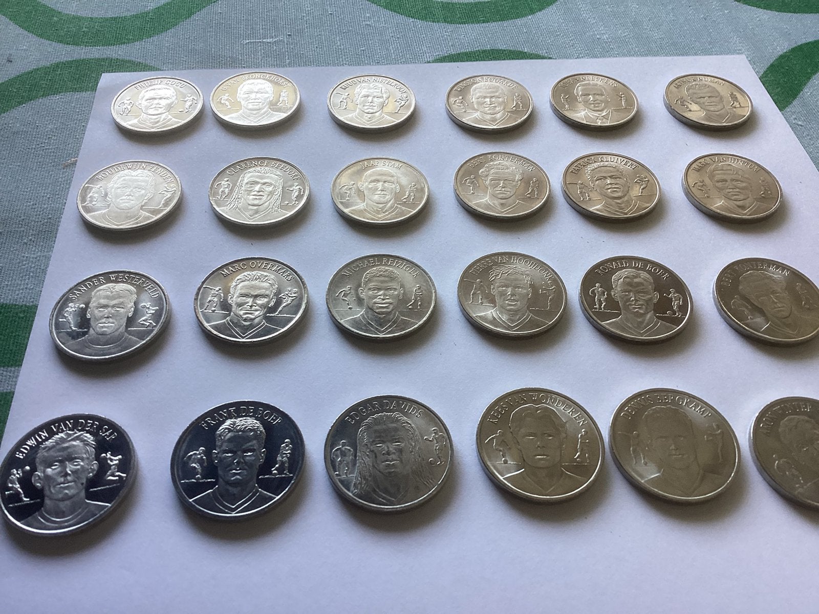 Munten oranjespelers 2000, Ophalen of Verzenden, Overige waardes