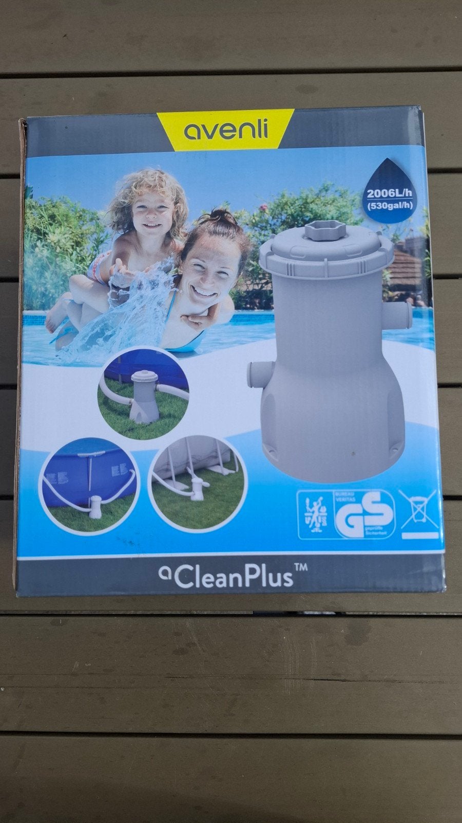 Avenli filterpomp 2006L/h voor zwembad - Nieuw in doos, Tuin en Terras, Zwembad-toebehoren, Ophalen, Nieuw, Zwembadpomp