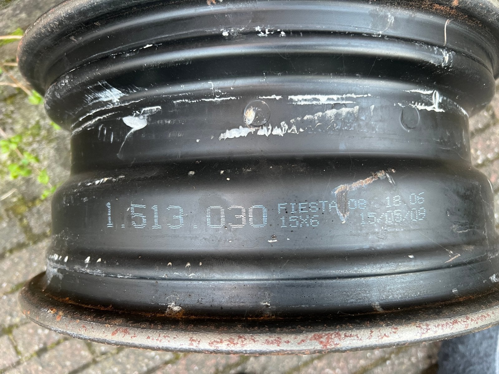 Stalen 15 inch velgen Ford Fiesta, Ophalen, Zo goed als nieuw