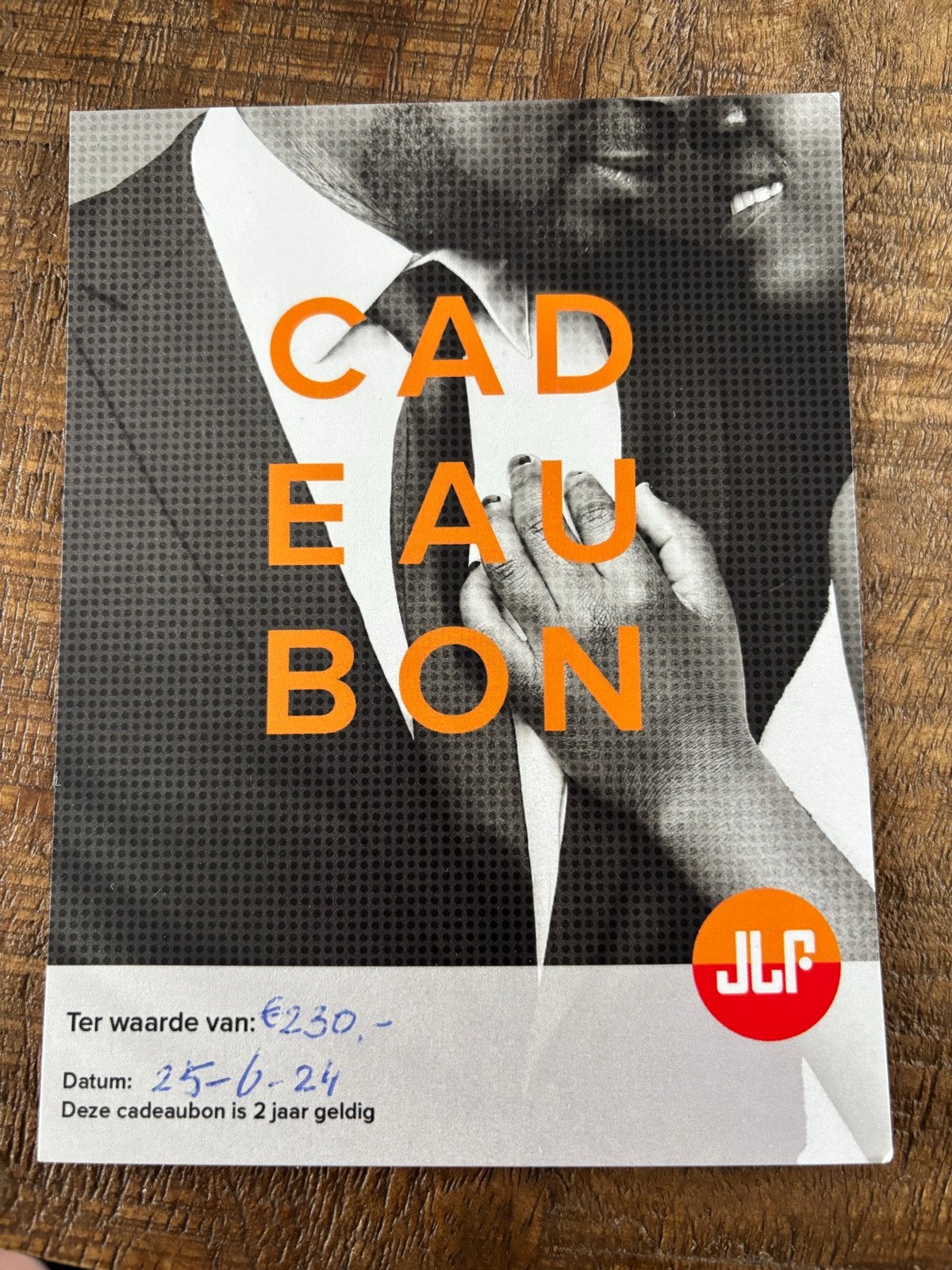 Cadeau bon Je leukste Foto, Eén persoon, Cadeaubon