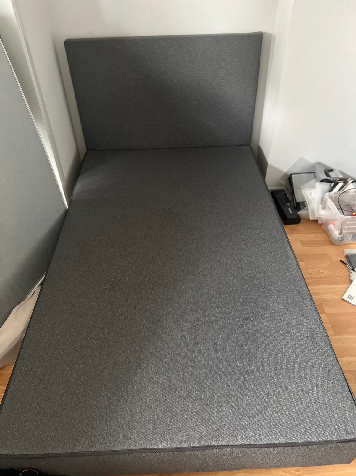 Twijfelaar boxspring, Ophalen, Zo goed als nieuw, Twijfelaar, 120 cm