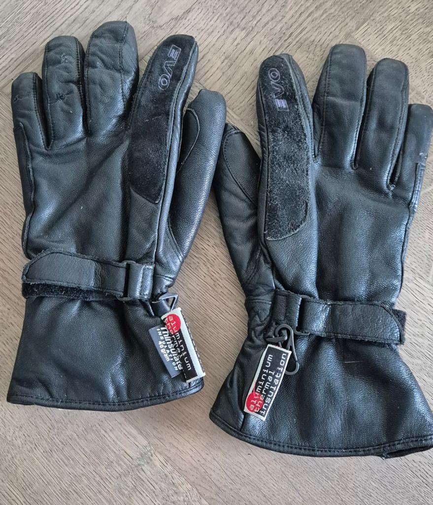 EVO Leren Motorhandschoenen met Thinsulate - Maat L, Ophalen of Verzenden, Dames, EVO, Handschoenen