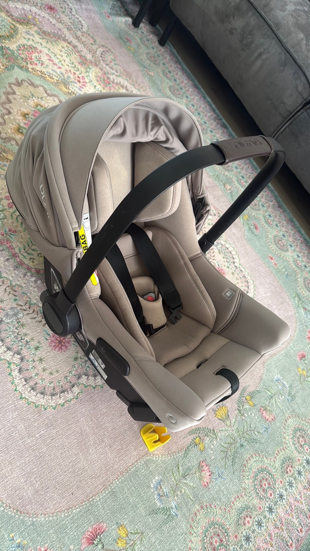 Nuna PIPA urbn beige, Overige merken, Ophalen of Verzenden, Zo goed als nieuw, Isofix