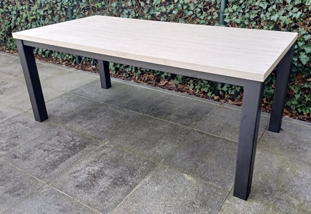 Lamulux eettafel, Huis en Inrichting, Tafels | Eettafels, 50 tot 100 cm, Zo goed als nieuw, 150 tot 200 cm, Modern