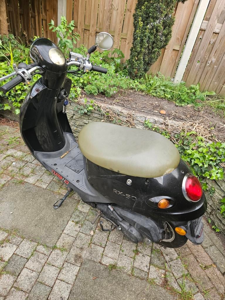 Zwarte Scooter RX-50 - Goede Staat, Gebruikt, Benzine, Ophalen, Overige merken
