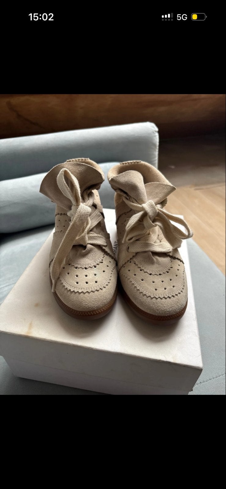 Isabel Marant sneakers maat 37, Kleding | Dames, Schoenen, Ophalen, Gedragen, Beige, Sneakers of Gympen