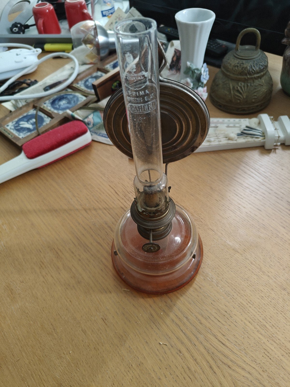 Zeer oud olielampje, Antiek en Kunst, Ophalen of Verzenden, Koper of Brons