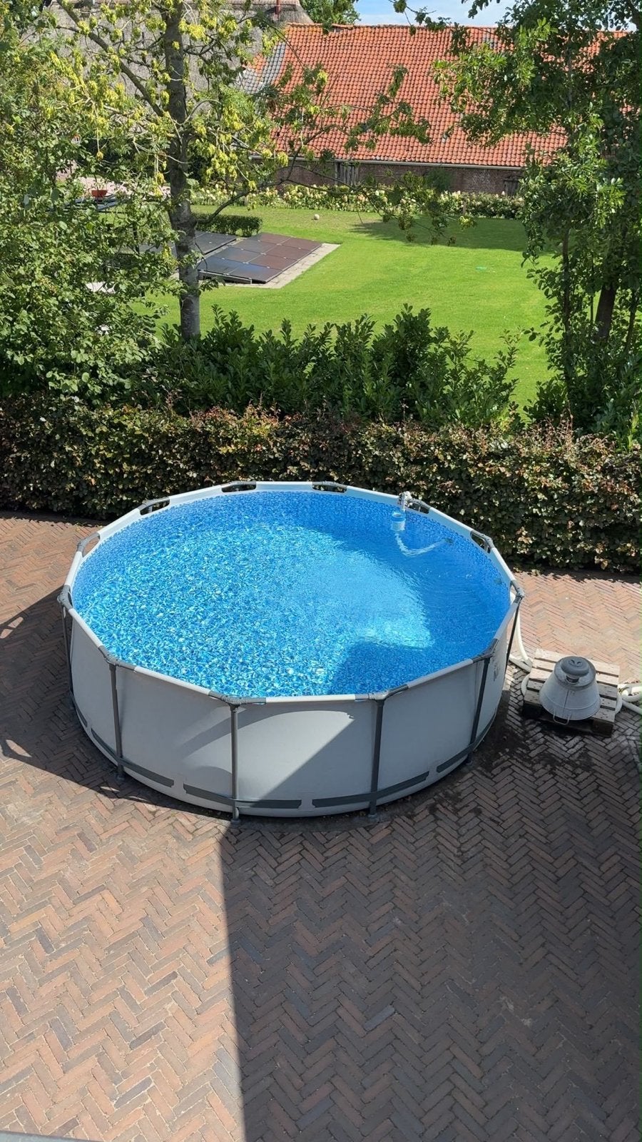 Bestway Steel Pro Max 3.66 x 1.00m Zwembad met Trap en Pomp, Ophalen, 80 tot 120 cm, Rond, 300 cm of meer