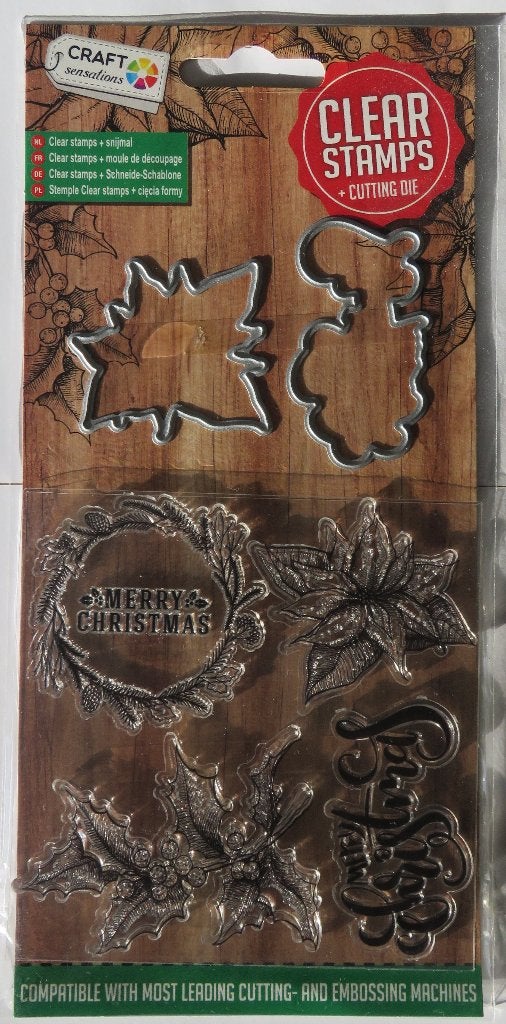 Kerst Stempels en Snijmal, Ophalen, Nieuw, Kerst, Pons of Mal