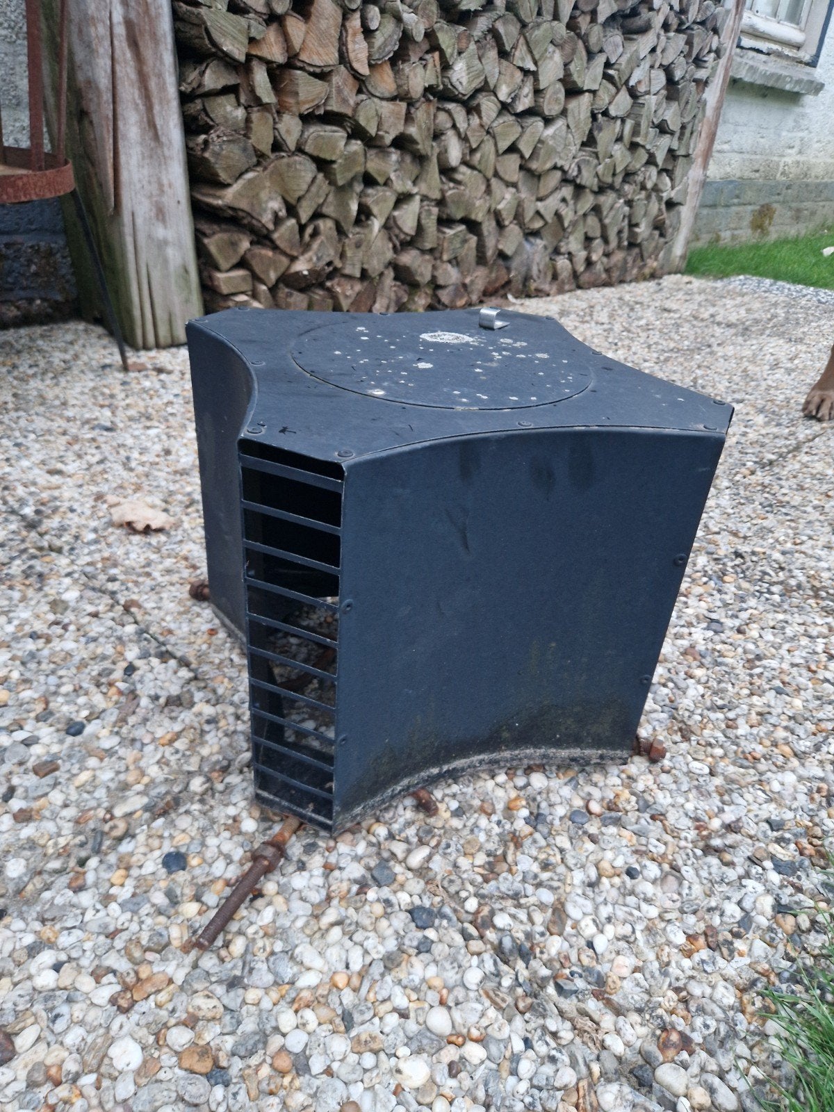 Trekkap rookkanaal houtkachel, Ophalen of Verzenden, Gebruikt, Hout, Houtkachel