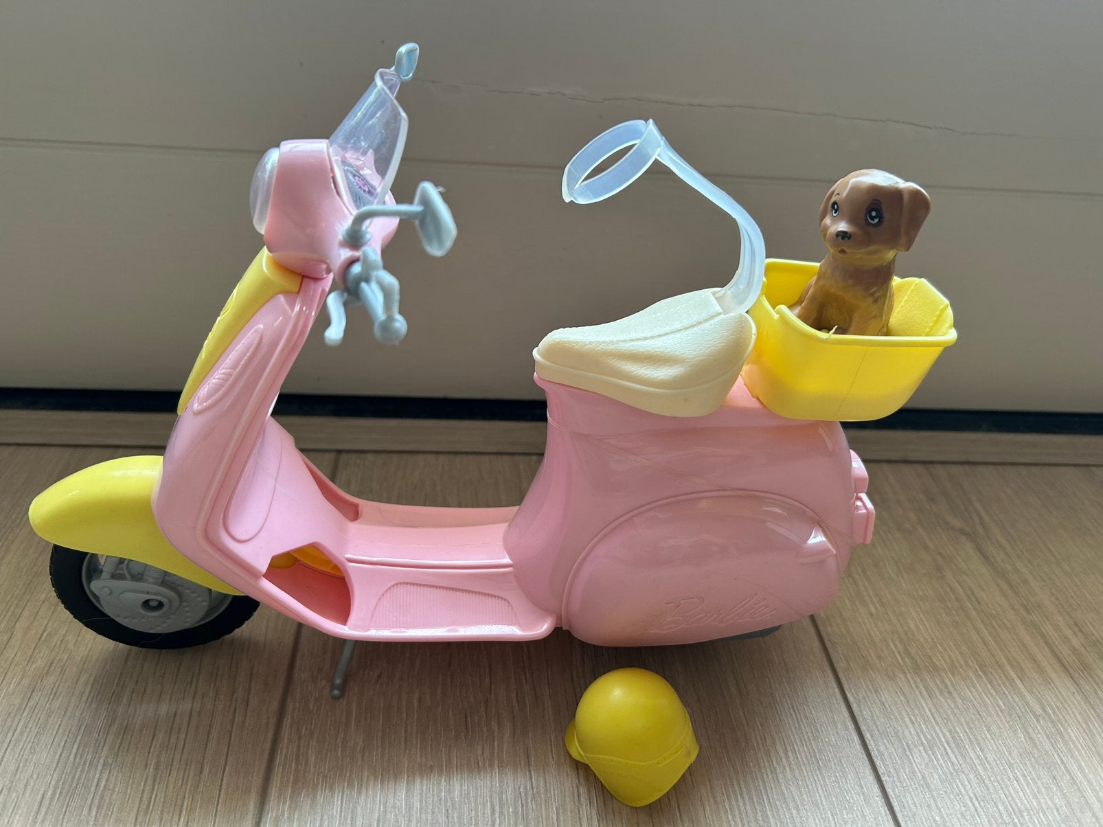 Barbie scooter, Ophalen, Gebruikt
