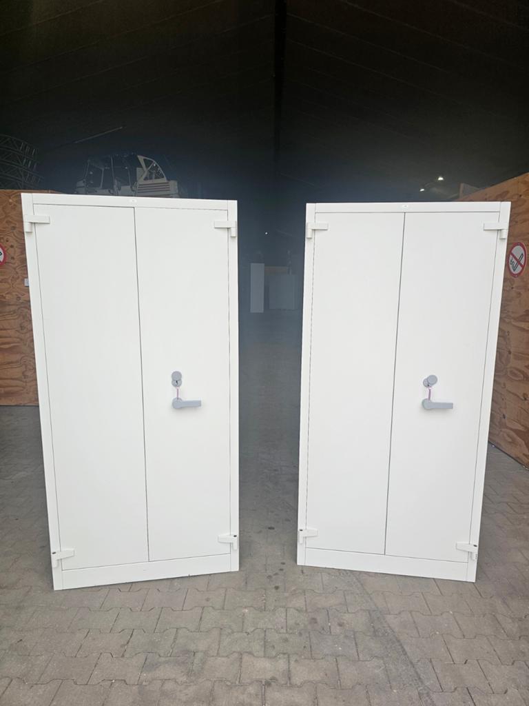 Mooie serie brandwerende archiefkasten (zie tekst), Ophalen, Nieuw, 50 tot 100 cm, 150 tot 200 cm