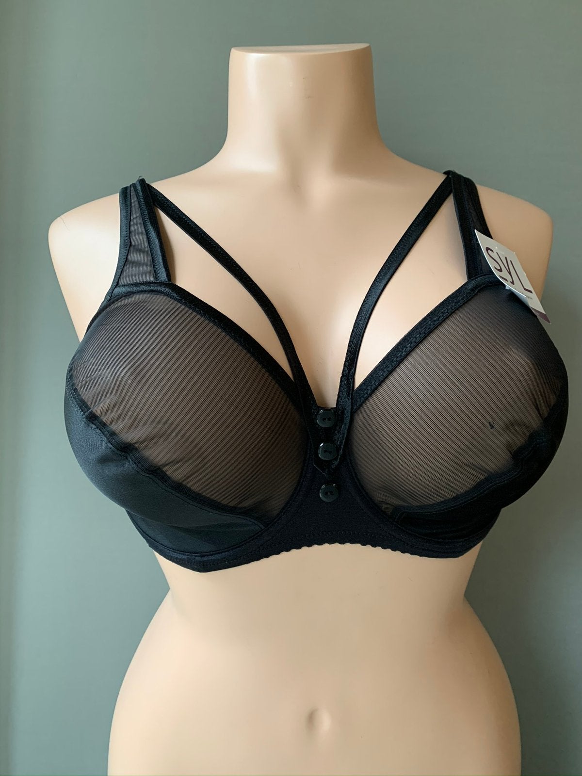 Syl bh 70f - 70g - 70h - 75h - 70i model kali black, Verzenden, Zwart, BH