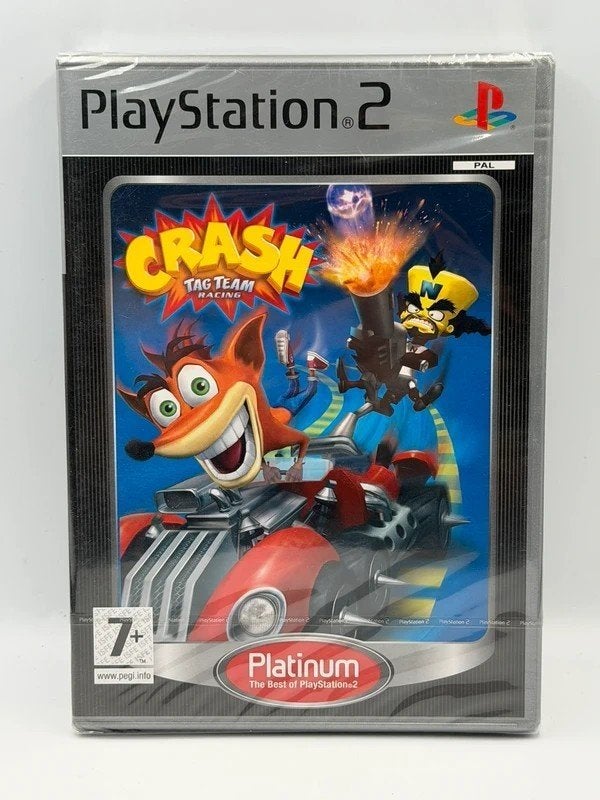 Crash Tag Team Racing PS2 PlayStation 2 Factory Sealed PAL, Spelcomputers en Games, Games | Sony PlayStation 2, 1 speler, Racen en Vliegen